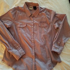 Lavender Harley Davidson Shirt